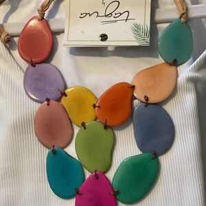Colorful Statement Necklace by Legre